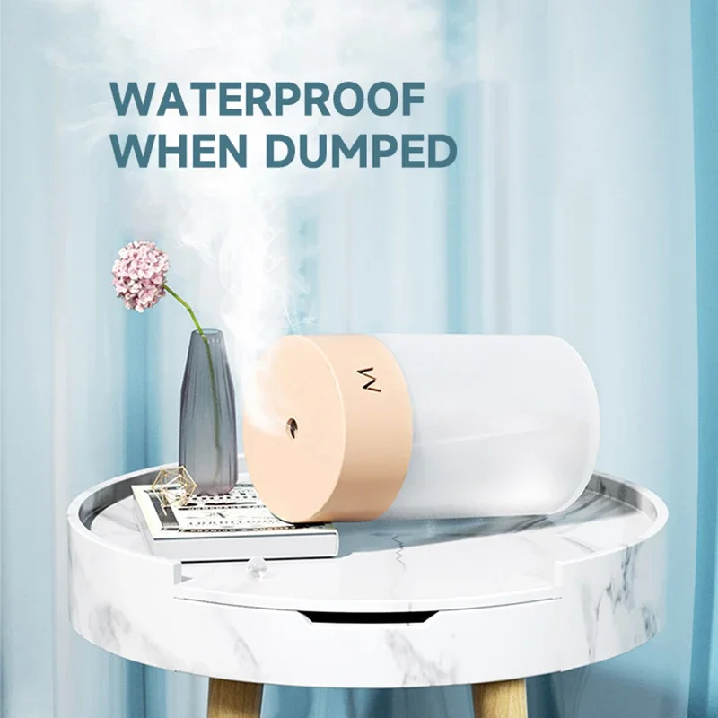 260 مللي ناشر رائحة USB الذكية بالموجات فوق الصوتية الهواء المرطب سطح المكتب كتم زيت طبيعي الناشر البخاخة مع مصباح LED للمنزل سيارة