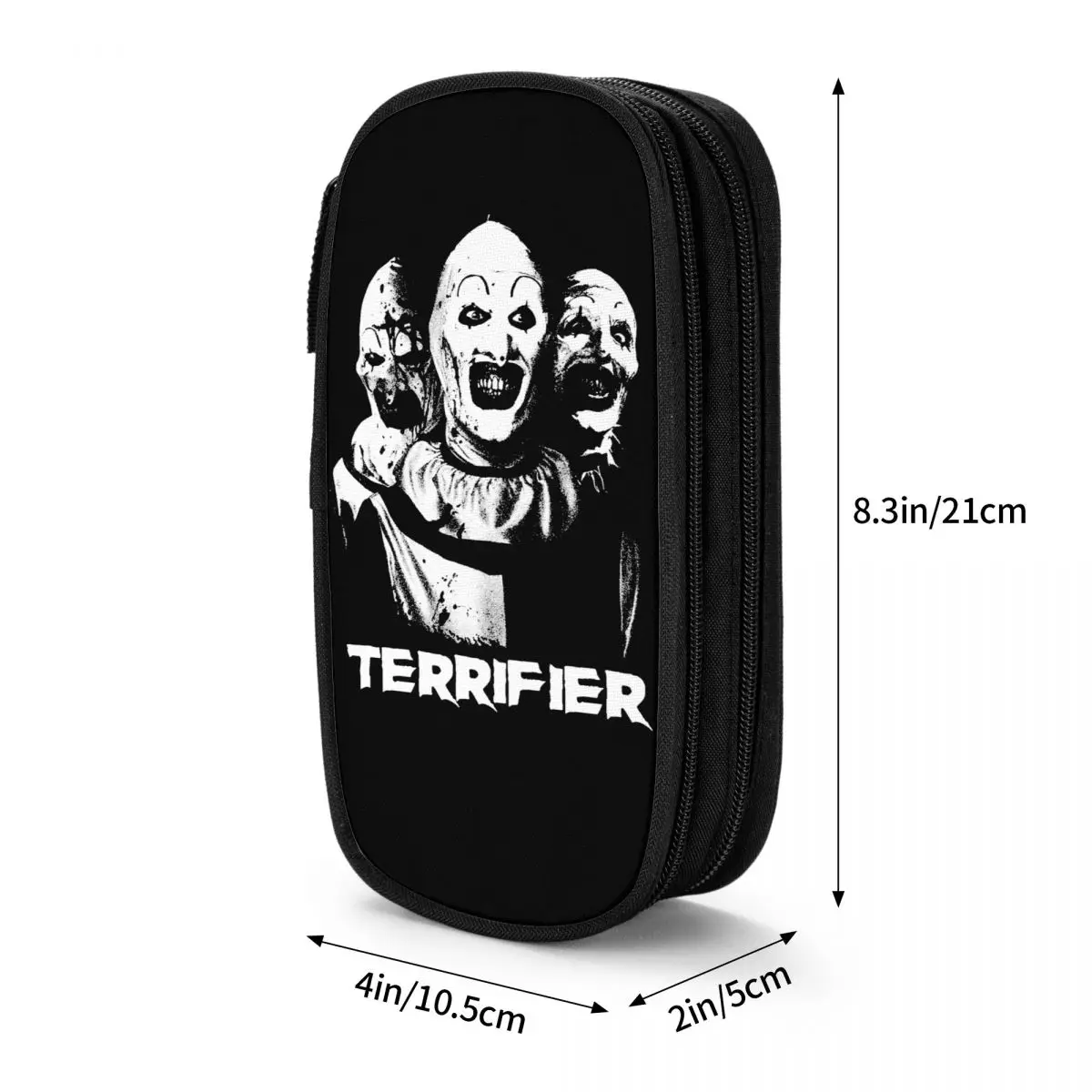 Пенал для карандашей с рисунком клоуна, большой вместимости