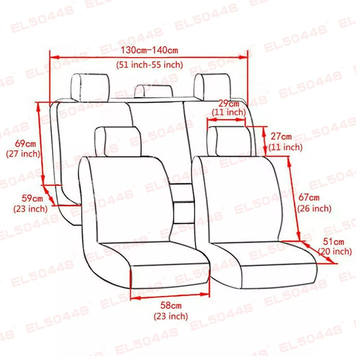 4PCS/9PCS Car Seat Cover Breathable PU Leather Full Surrounded Seat Protector Universal Vehicle Seat Cushion For Most Cars