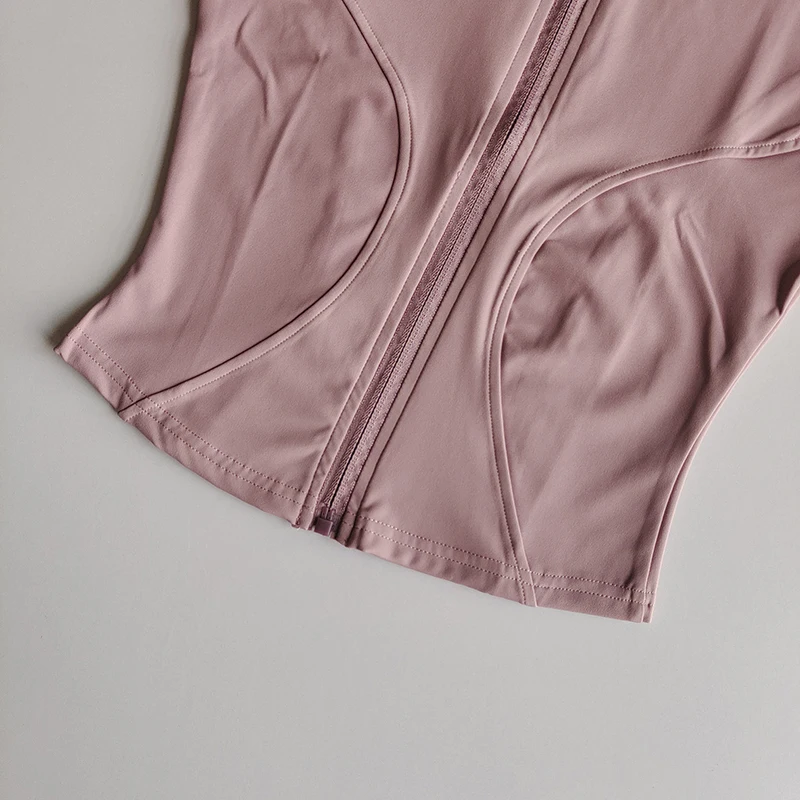 Outdoor Sports Long Sleeved Women Slim Yoga Clothes Quick Dry Zipper Cardigan Stand Up Collar Jacket Running Fitness Jacket Top 12 Sca9959e5061b4fd9aeb45db66f3a2d1eM