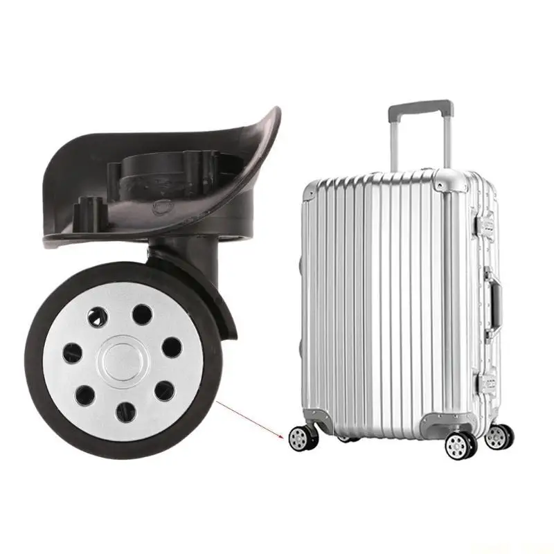 U2JB 4PCS Luggage 360 Wheel Replacement Suitcase Caster Repair Accessory