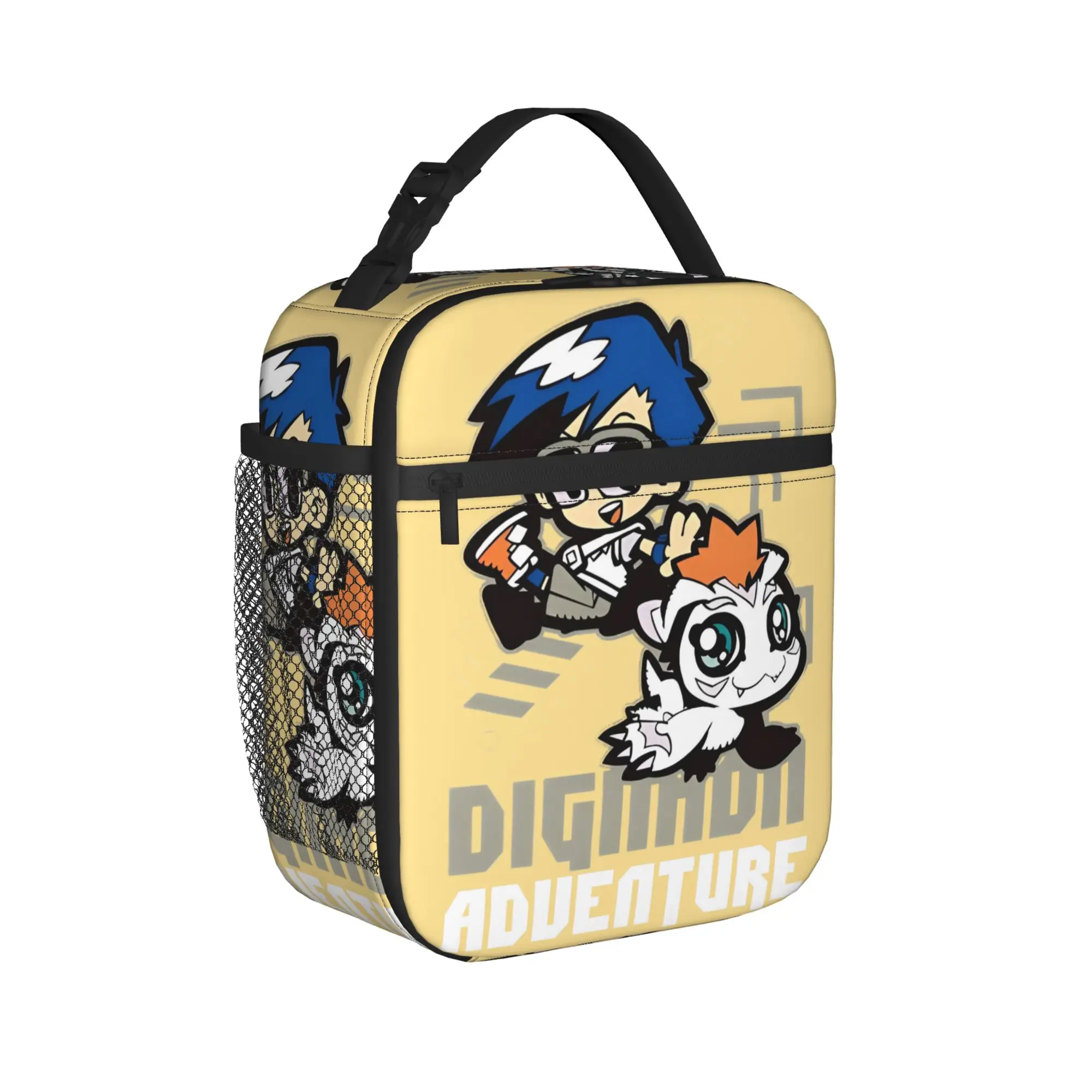 Digimon Adventure Joe Gomamon Insulated Lunch Bag Thermal Bag Meal Container  Leakproof Lunch Box Tote Food Storage Bags Office