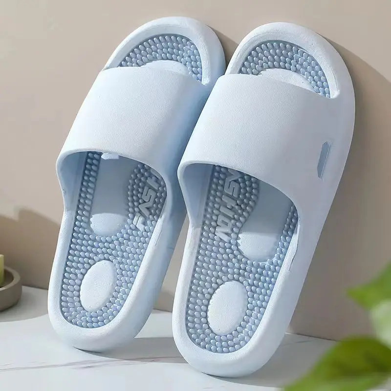 2023 New Women\'s Summer Massage Slippers Soft Sole Non Slip Outdoor Beach Slippers Anti Odor Home Slippers Bathroom Slippers