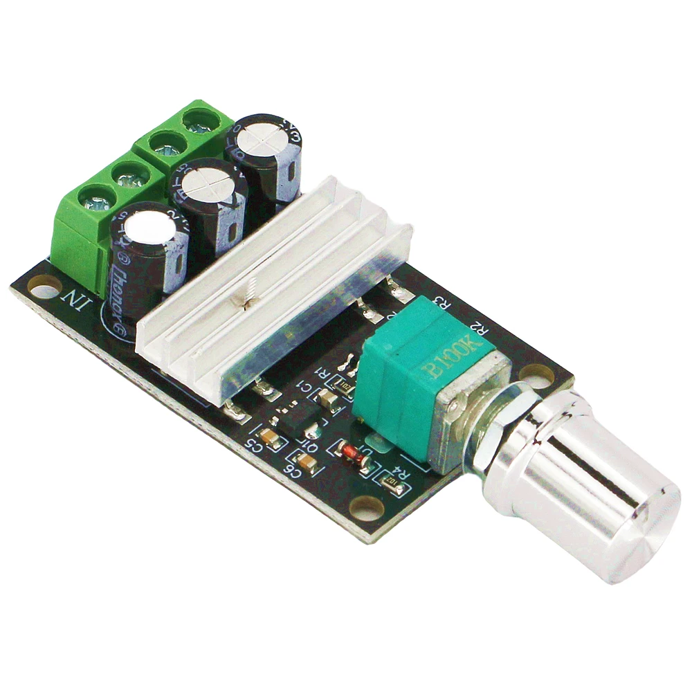 DC 6V 12V 24V 28V 3A 80W PWM Motor Speed Controller Regulator Adjustable Motor Speed Controller Mute Large Torque Motor