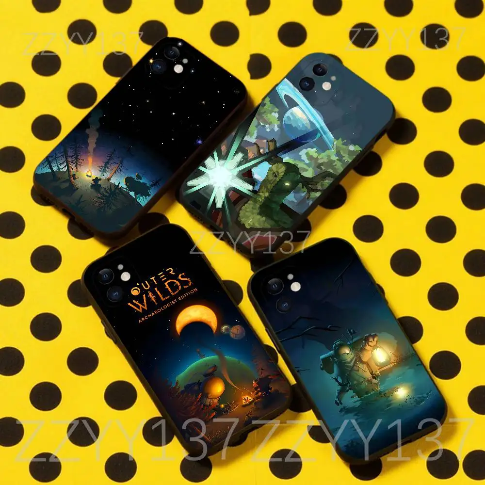 

Game Outer Wilds Phone Case For iPhone 17,16,15,14,13,12,11,Pro,Max,Plus,Air,X,XS,XR,SE,8,7,Mini,Soft Black Funda