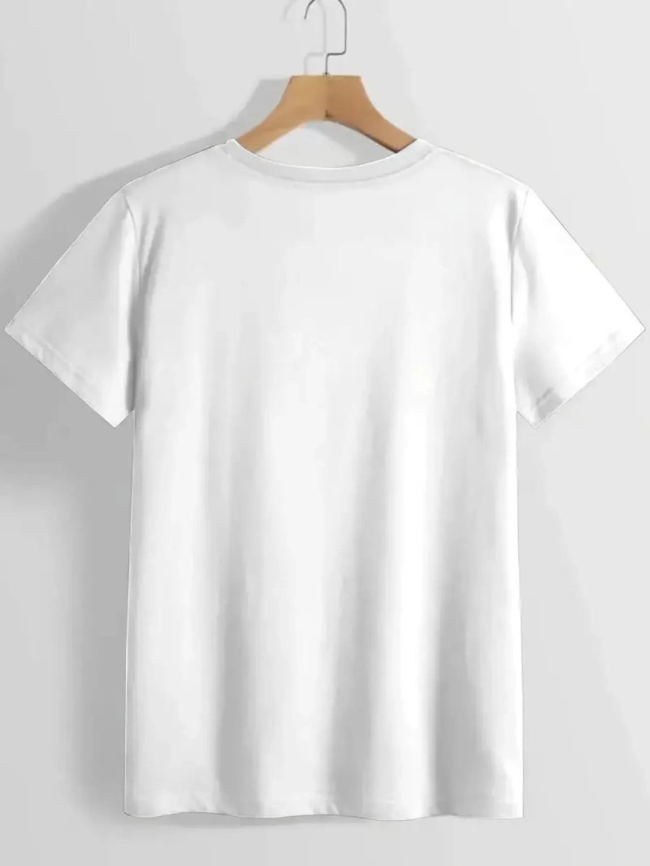 T-shirt en pur coton pour femme – Haut doux et respirant pour tous les jours, décontracté et fête, minimaliste, élégant pour tous les jours