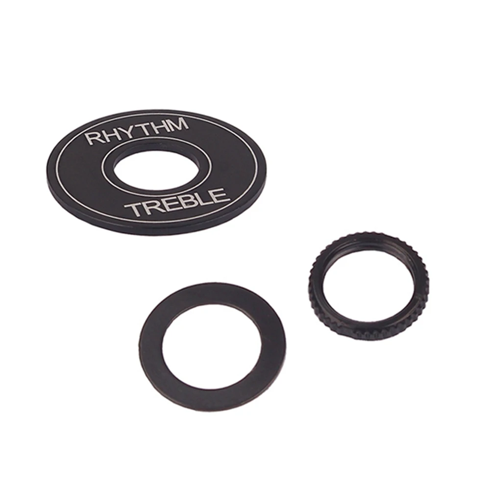 

3 Way Toggle Switch Black Rhythm Treble Washer Plate for Electric Guitar Pickup Replacement Guitar Parts