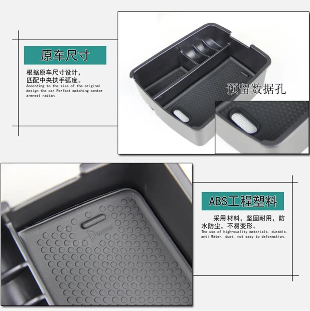 Car Armrest Storage Box for Opel Grandland 2017-2021 Grandland X Center Console Container Storage For Chevrolet Cruze 2015 2016