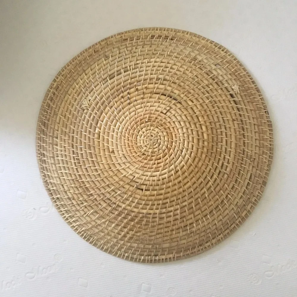 Handmade Rattan Shield Diameater 60cm Wushu Teng Pai Wushu Kungfu Shields Pure hand woven rattan shield dance props Hand arts