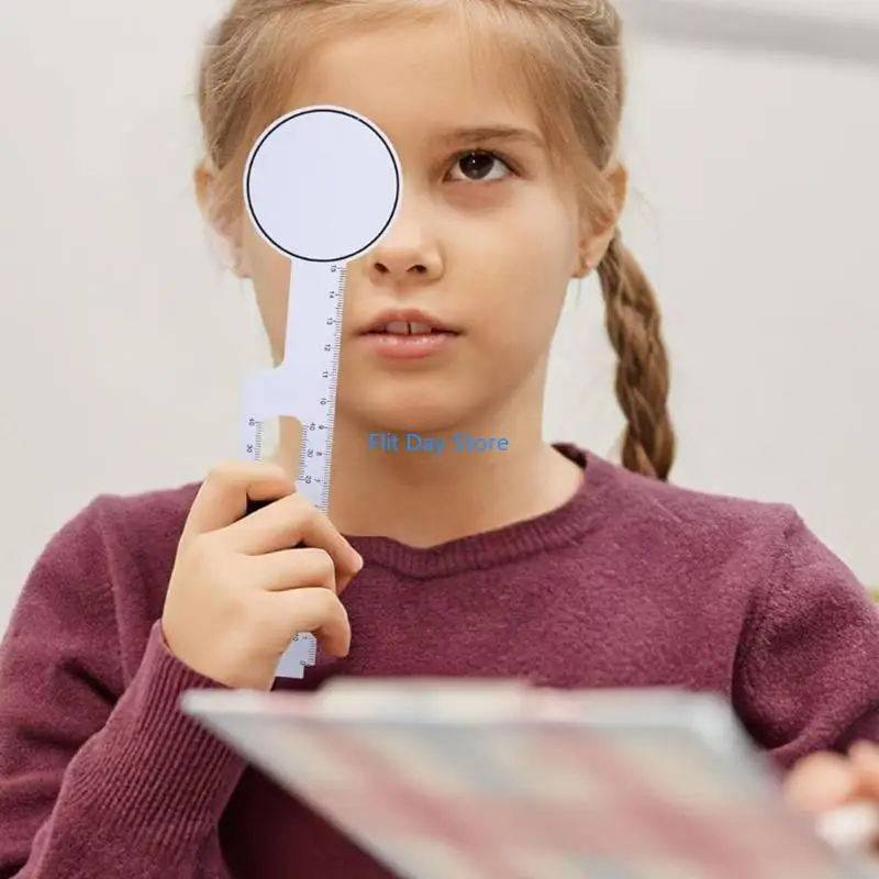 F92C PD Rule Ruler Eye Chart Eye Occluder Pocket Double Side Eye Test Eye Test Test Test