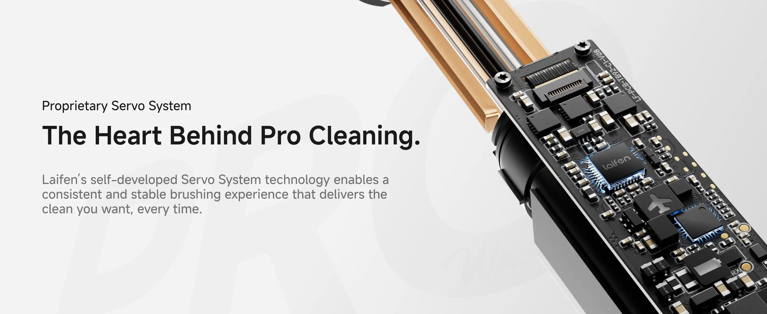 Laifen Wave PRO Electric Toothbrush Dual Model Daily Cleaning System Smart Pressure Sensor 70 Days Super-Long Battery Lifer IPX8 Waterproof – Detail 3