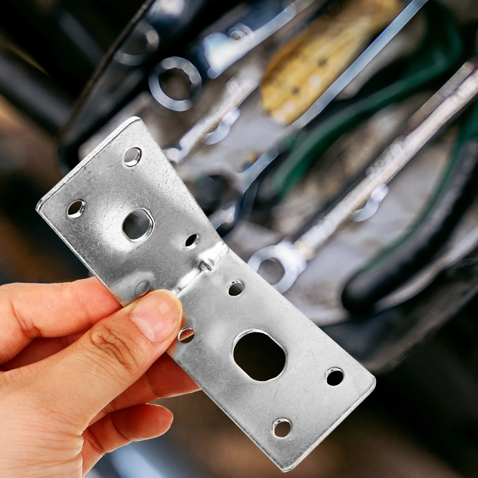 

5 шт. Усиленные L-образные угловые кронштейны из железа для полок, мебели, ремонта и DIY-проектов