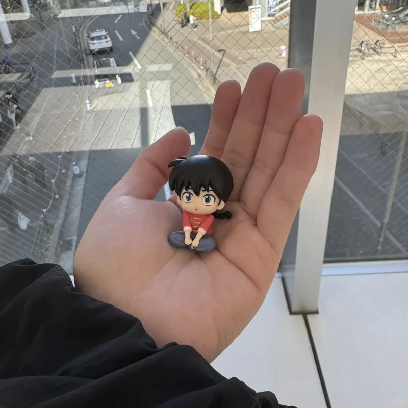 Original  Gachapon Ranma 1/2 Ranma Tendou Akane Hibiki Ryoga Shampoo PVC Anime Figures Action Figure Model Toys Gifts