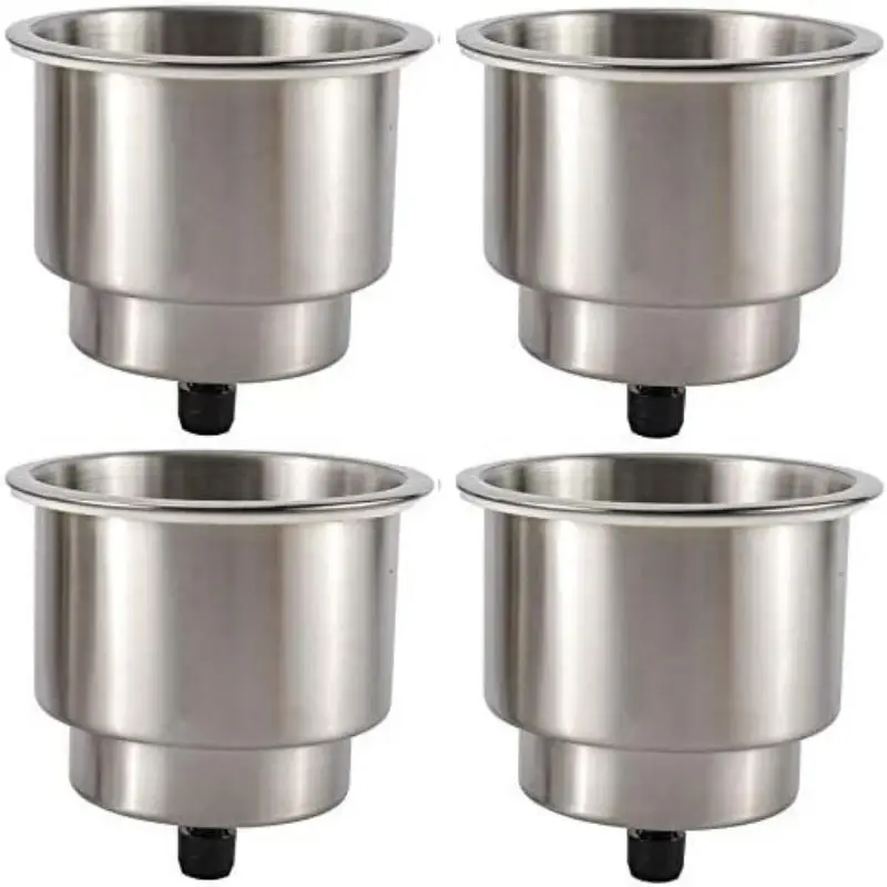 

Аксессуары для морской лодки, яхты, 4 шт., подставка для чашки, автомобильный держатель для лодки для кемпера, нержавеющая сталь, подставка для напитков в форме чашки для mercruiser RV