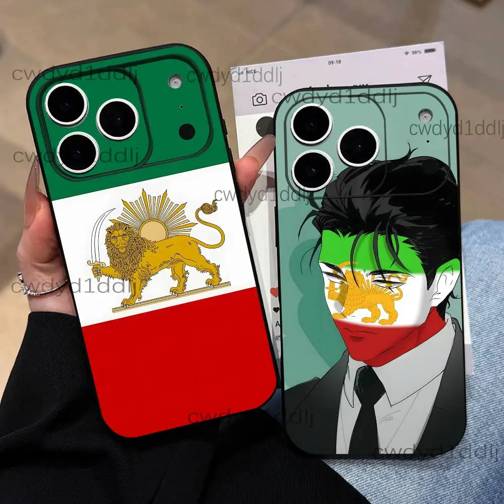 

I-Iran Flag P-Pahlavi Imperial Phone Case For iPhone 17,16,15,11,12,14,13 Pro Max Mini XS,XR,7 Plus 16E Air Shockproof Cover
