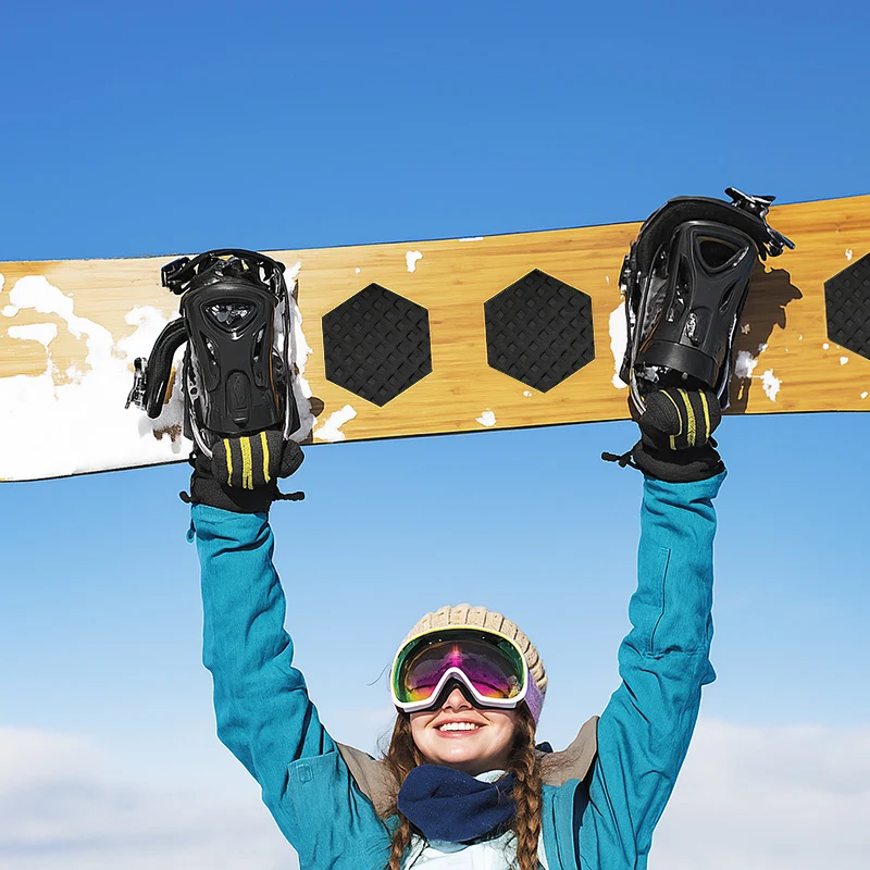 على الجليد ستومب الوسادة المضادة للانزلاق ملصق 5 قطعة DIY على الجليد ملصق المضادة للانزلاق التزلج على الجليد قبضة وسادة المقاومة #3