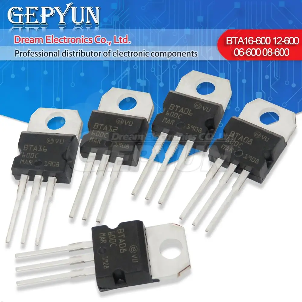 10PCS BTA06-600B TO-220 600C 800B BTA08-600B TO220 600C BTA1