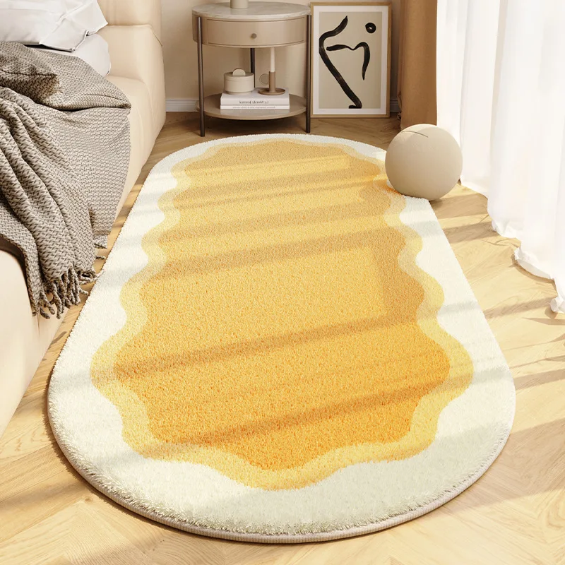 

INS Bedroom Bedside Floor Mat Home Entrance Doormat Decoration Bathroom Anti-slip Floor Mat Balcony Long Rugs