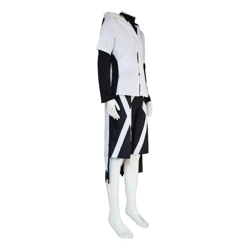 Undertale Game Cross Sans Cosplay Traje para Homens, Top Branco, Manto, Uniforme de Combate, Festa de Halloween, Roupas de Carnaval