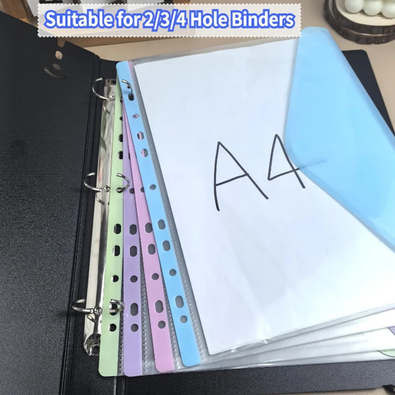 

[ONCE2] Длинная папка-конверт формата А4 для документов, прозрачная, на 11 отверстий, для хранения данных, разноцветная, для всех возрастов