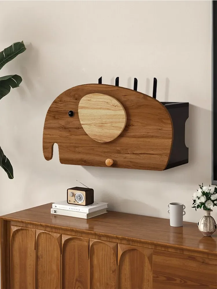 router storage box, living room home rack, wireless network broadband set-top box shielding cabinet