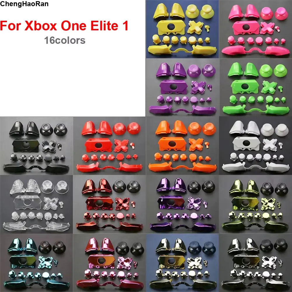 

1 set For Xbox One Elite 1 Controller Full Set Bumpers Triggers Buttons Replacement D-pad LB RB LT RT Buttons Kit