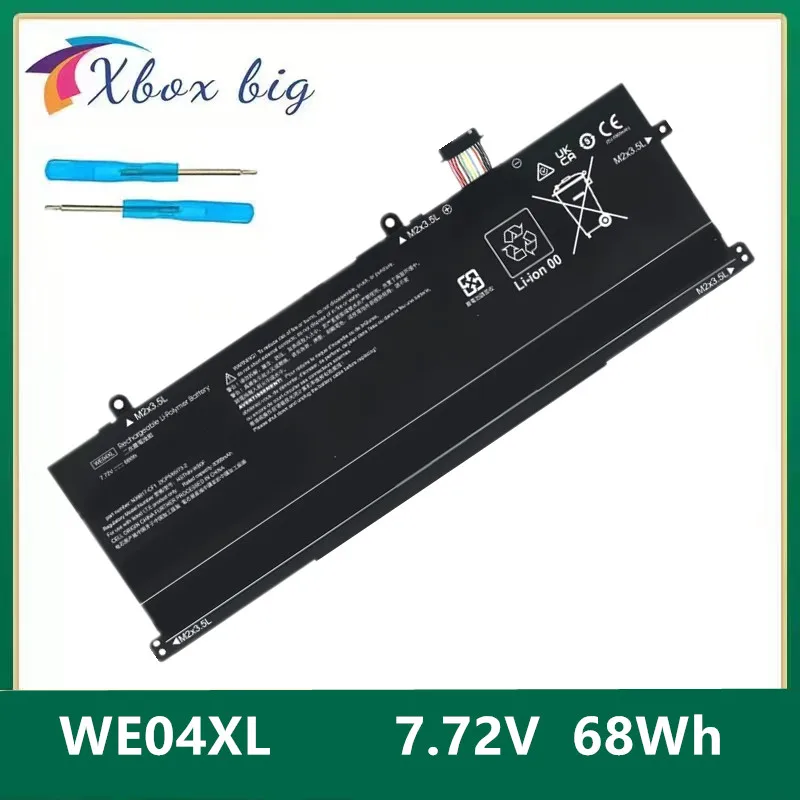 

Laptop Battery WE04XL 7.72V/68WH/8368mAh For N39817-CF1 HSTNN-WB0F in 2023 Notebook