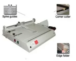 Máquina para fazer livros fotográficos de 18 polegadas + máquina para fazer capa dura de 18 polegadas 2 em 1 combinação