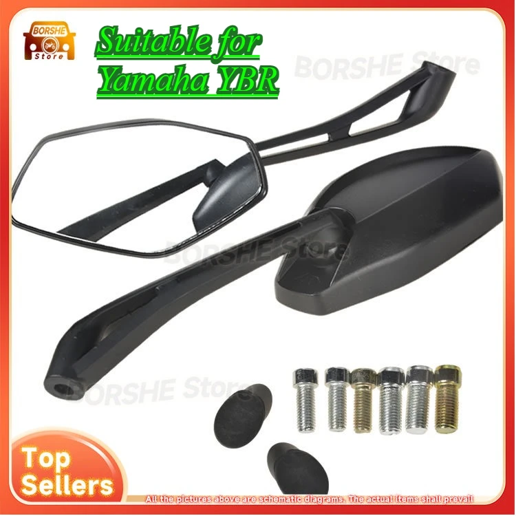 

Motorcycle Rearview Mirror Modification Pedal Suitable for Yamaha YBR Tiansword Electric Scooter Rear Mirror