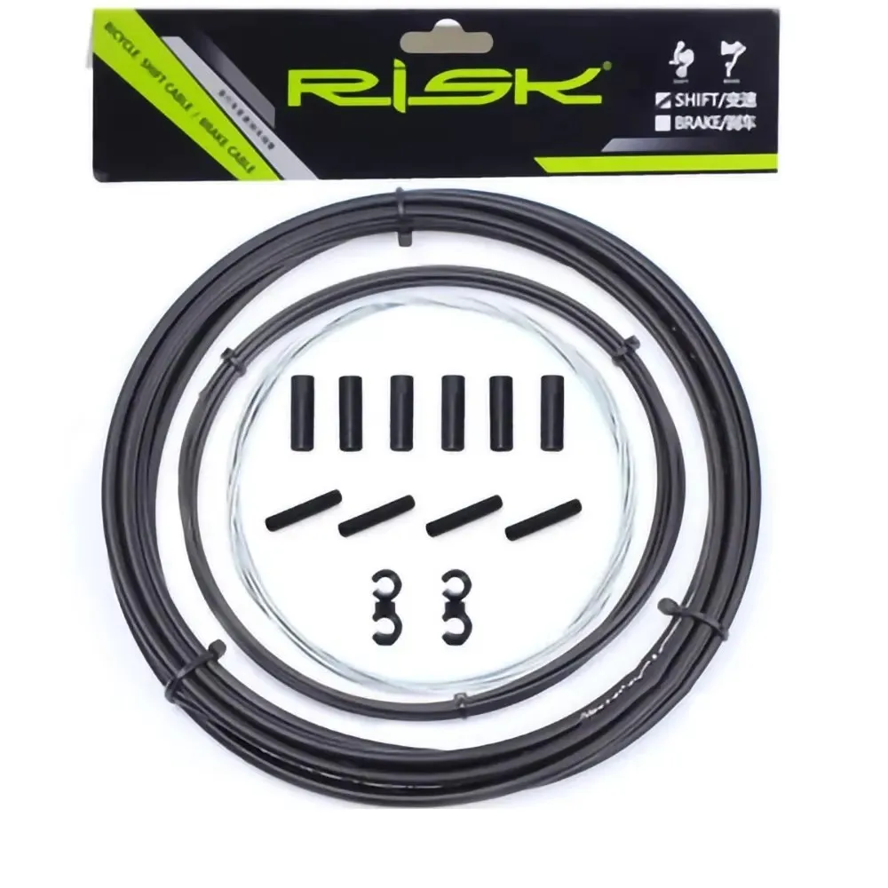 AliExpress NONE Risk Basic Brake/Shift Cable&Housing Group SetsFor MTB Bike Road Bicycle Shift Gear Derailleur/Brake Kits Wire Tube Line Hose