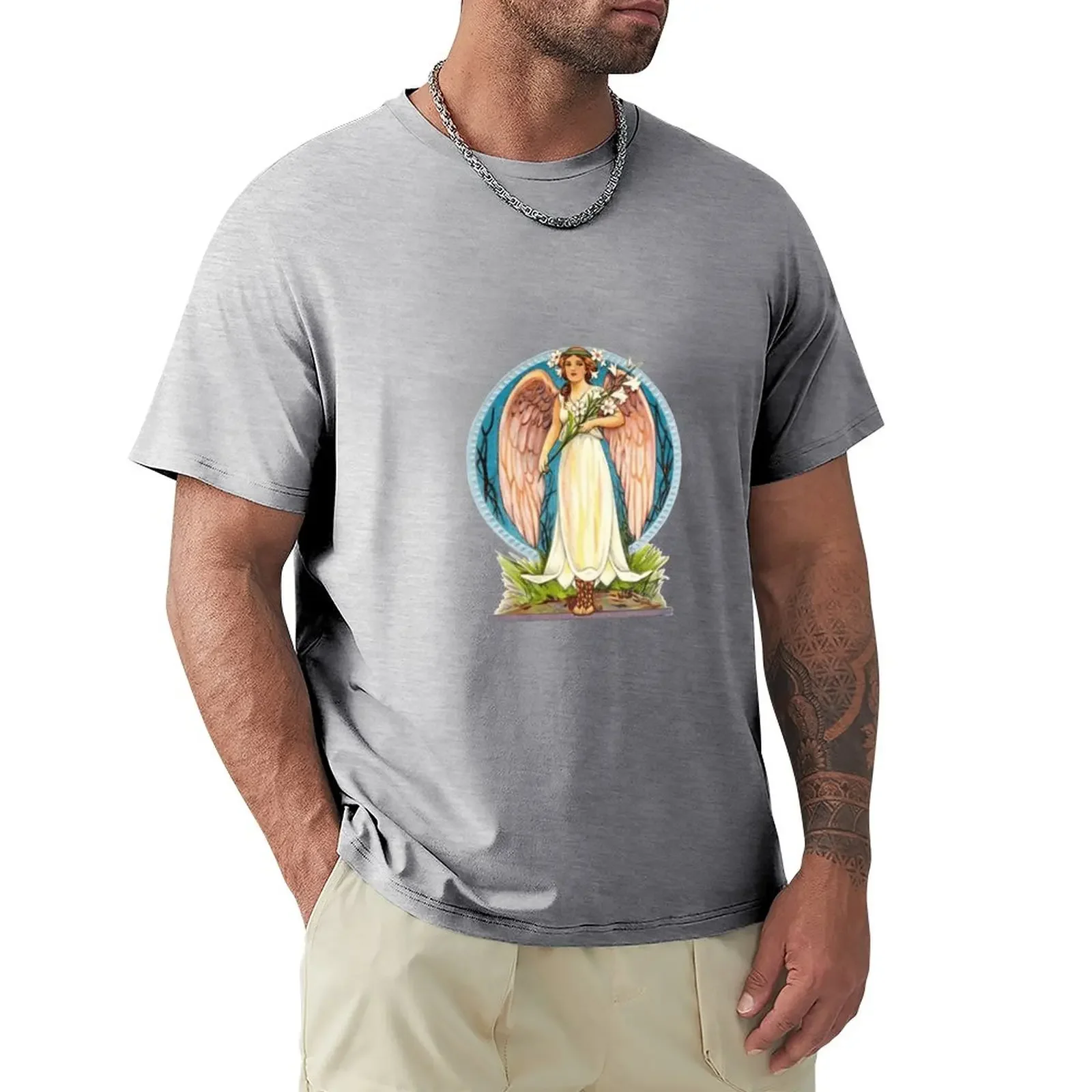 POP ART - ANGEL DEESSE FILM MUTE T-Shirt kawaii clothes customizeds mens champion t shirts