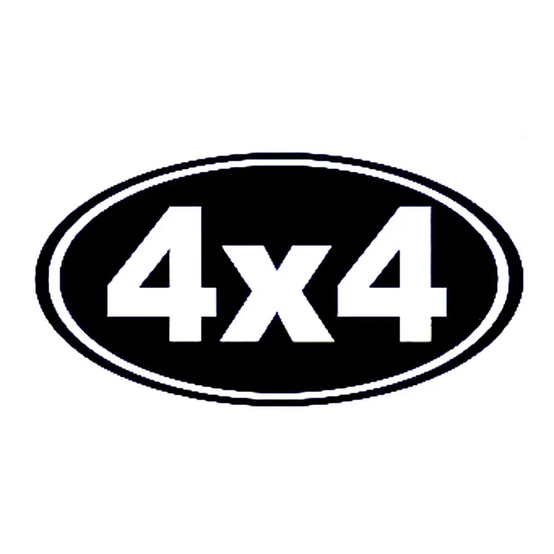 

Car Stickers 4x4 Off-road Fashion PVC Car Decoration Accessories Stickers Creative Waterproof Sunscreen Black/white,14cm*8cm