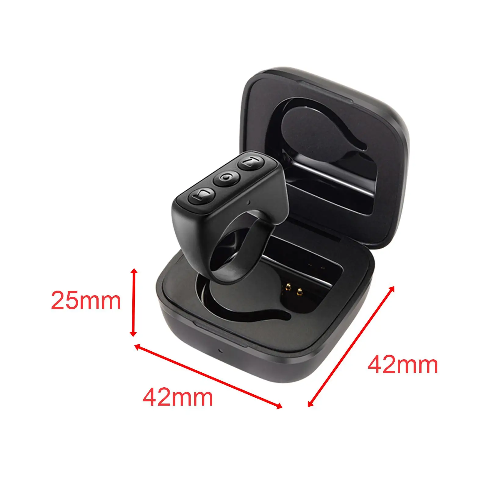 

App Page Turner Fingertip Video Controller Portable with Charging Case 10M