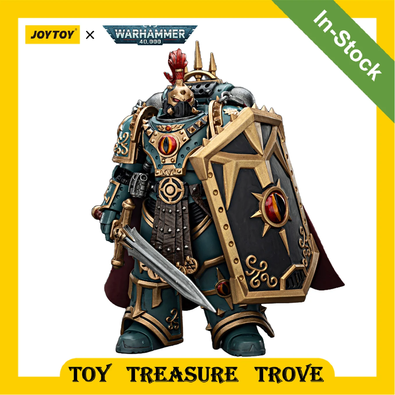 

[В НАЛИЧИИ] Фигурки JOYTOY Warhammer 30k 1/18 Sons of Horus «Маленький» Horus Aximand, «Капитан 5-й компании»