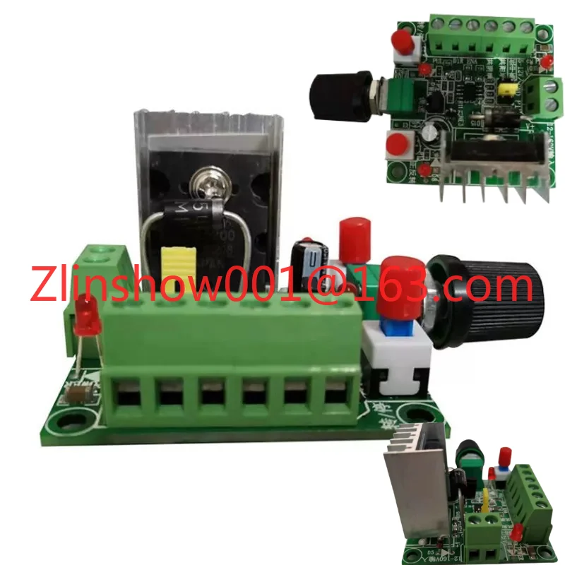 Stepper motor drive simple controller speed regulation forward and reverse control pulse generation PWM generation controller
