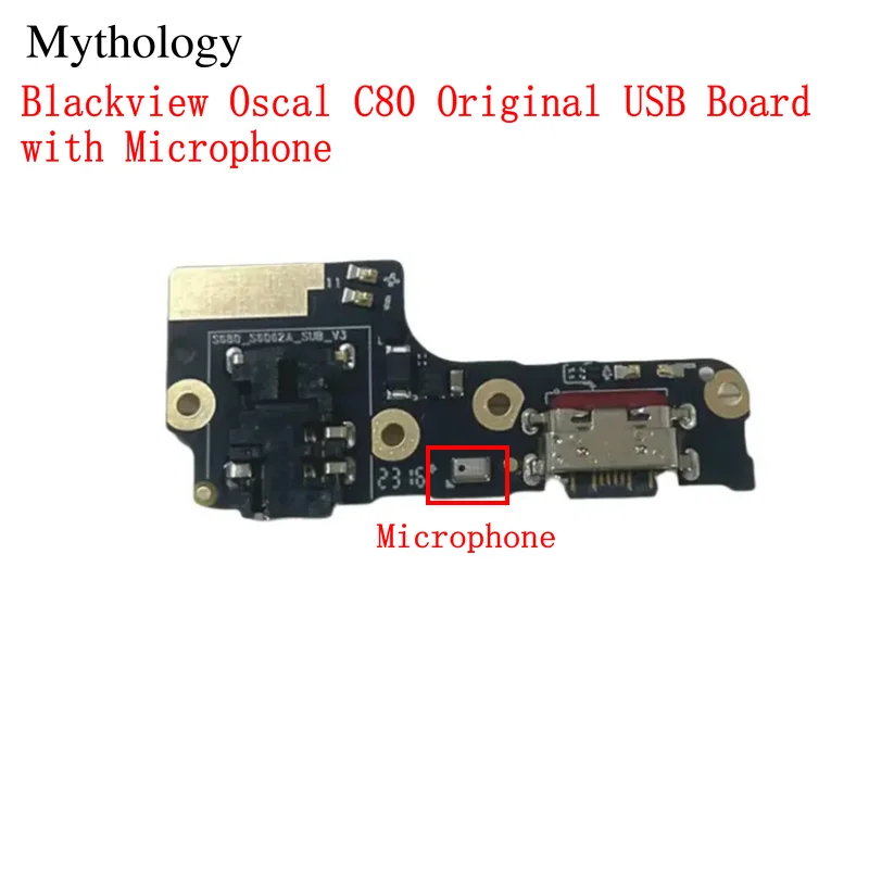 For Blackview Oscal C80 USB Board Microphone Original Charger Circuits Dock Connector Mobile Phone Accessories