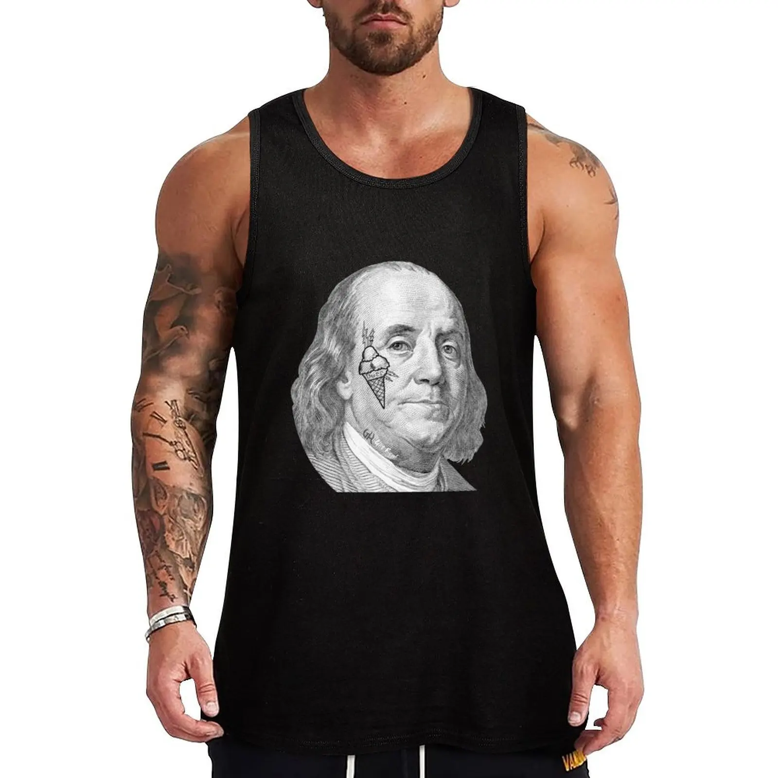 COLD HUNNID Tank Top Gym Ready Tank Top Sleeveless Quick Dry Athletic Top