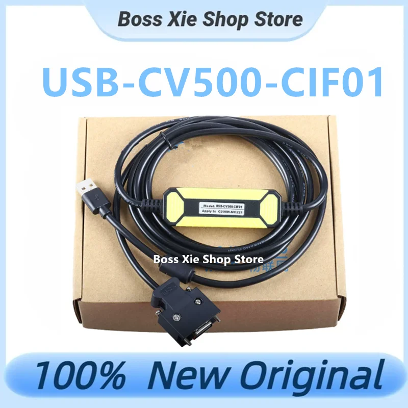 Cabo de Dados USB-CV500-CIF01 Original Novo Compatível com o Módulo de Movimento C200H-MC221 Cabo de Download para Programação