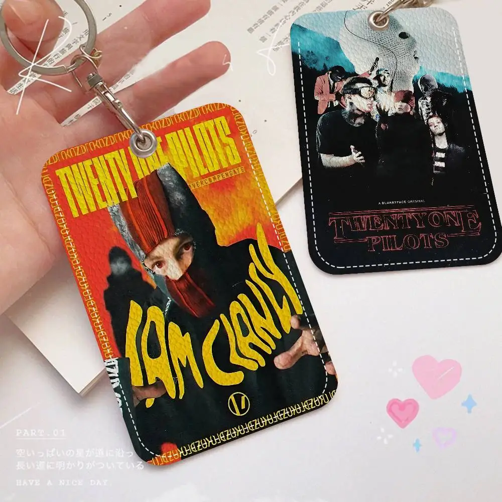 Брелок для бейджа Band T-Twenty O-One P-Pilots, брелок для банковских деловых рабочих карточек, защитный чехол для студенческой карты, автобусной карты