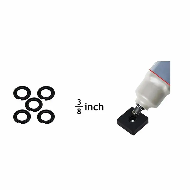 ABFS (4 + 4 مجموعات) 1/2 و 3/8 بوصة تأثير الاحتفاظ الدائري كليب حلقة الاحتكاك مع حلقة O لمفتاح الربط الكهربائي/الهوائي #5