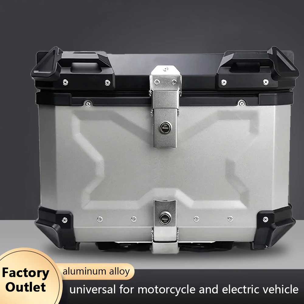 

45L 55L Motorcycle Tail Box Universal For R1200GS R1250GS F800GS F850GS G310gs F750gs Large Capacity Top Rear Luggage Trunk