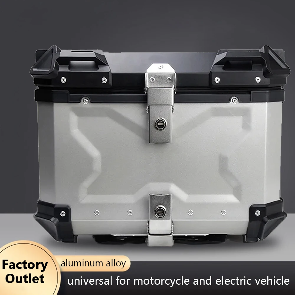 45L 55L Motorcycle Tail Box Universal For R1200GS R1250GS F800GS F850GS G310gs F750gs Large Capacity Top Rear Luggage Trunk