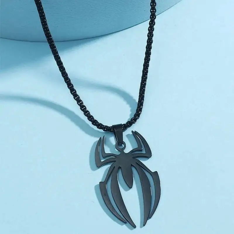 Collar de superhéroe de Anime para hombre, Gargantilla de cadena con colgante de acero inoxidable, accesorios de joyería, regalo