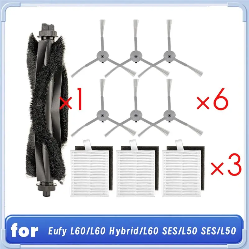 

B53C For Eufy L60/L60 Hybrid/L60 SES/L50 SES/L50 Sweeper Accessories Main Side Brush HEPA Filter