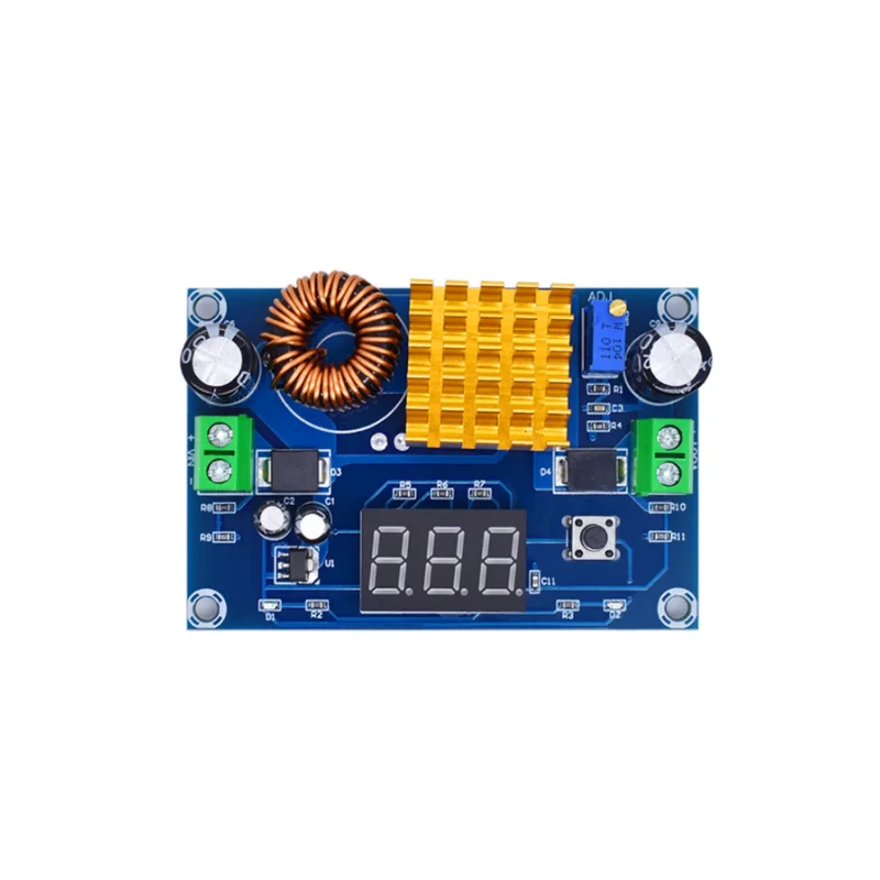 Digital Voltmeter, DC 3V-35V to DC 5V-45V, Step Up Module, Converter Board, 5A Adjustable Power to Voltage