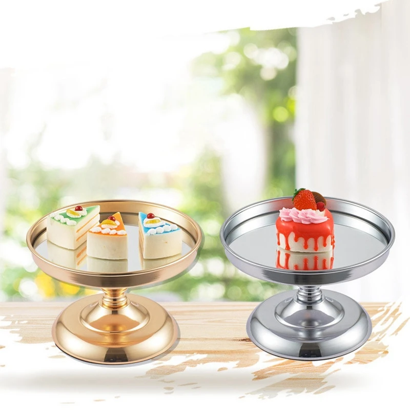 European Round Cake Stand Shelf Rack Electroplating Iron Holder For Wedding Party Cake Dessert Display