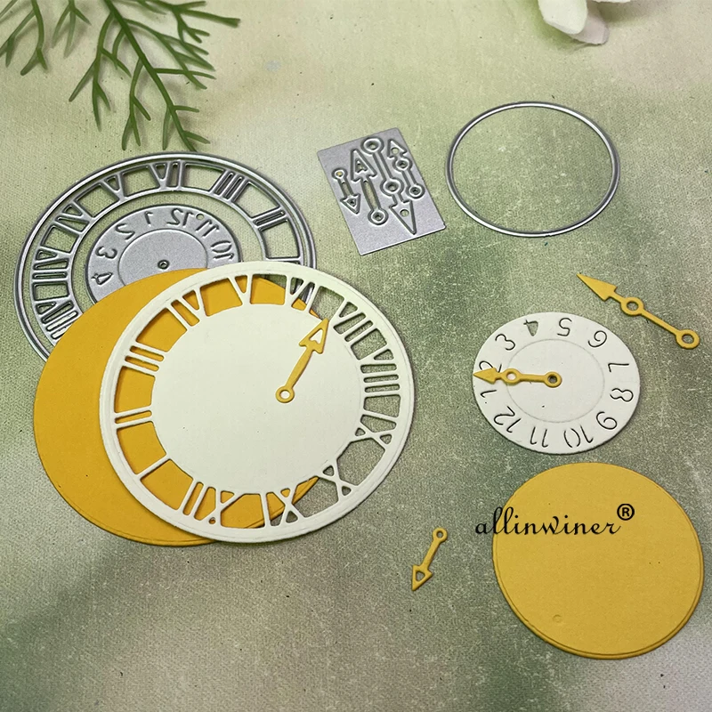 Clock circle frame Metal Cutting Dies Stencils Die Cut for DIY Scrapbooking Album Paper Card Embossing