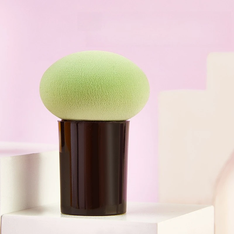 1PC Paddestoel Hoofd Cosmetische Bladerdeeg Foundation Make-up Spons Poederdons Beauty Make-up Tool Gladde Spons
