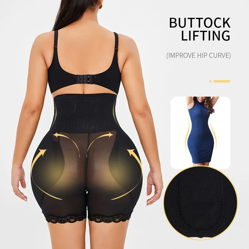 Fake Ass Gewatteerde Hip Enhancer Body Shaper Tummy Controle Slipje Afslankende Broek Taille Trainer Shaper Vrouwen Jurk Booty Butt Lifter