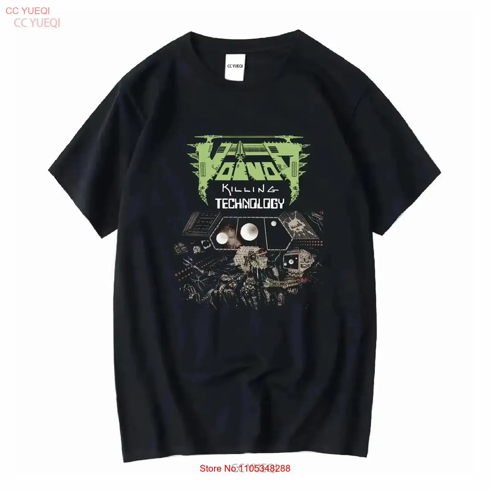 Voivod Killing Technology T Shirt Short thank you FUNNY vintage Washed Top For Everyday Wear fashion graphic Stylish vintage